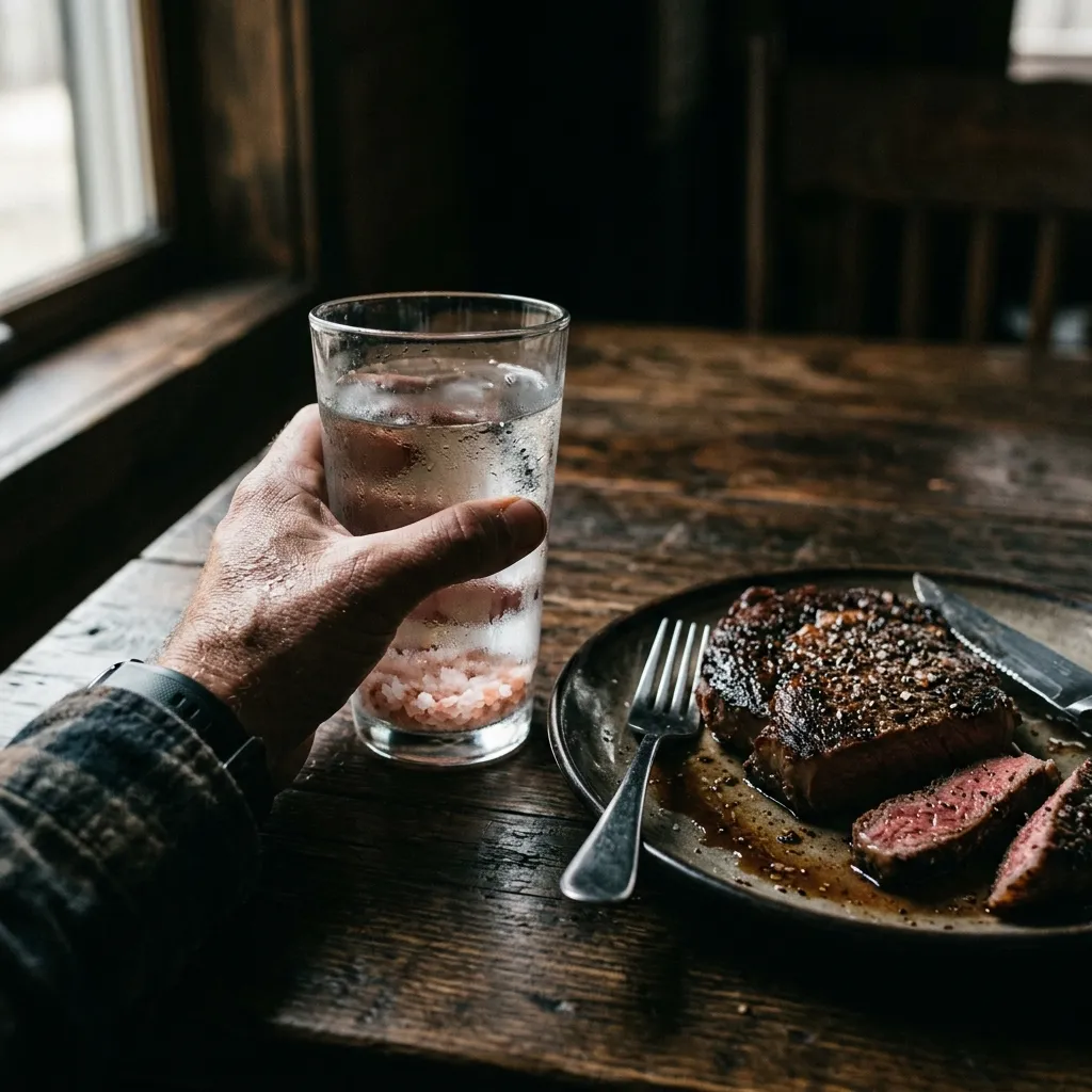 Carnivore Diet Adaptation Phase Water and Salt