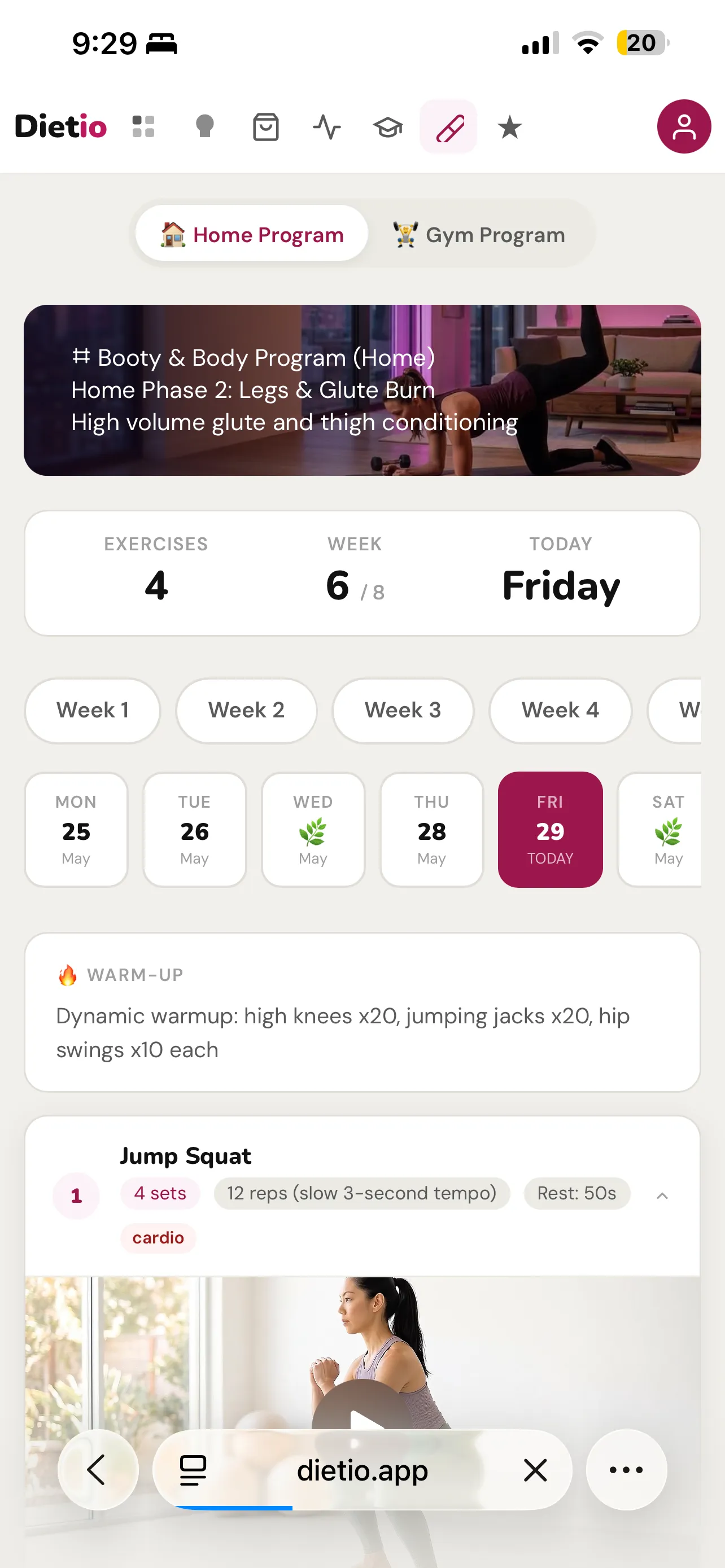 Dietio Booty Workout