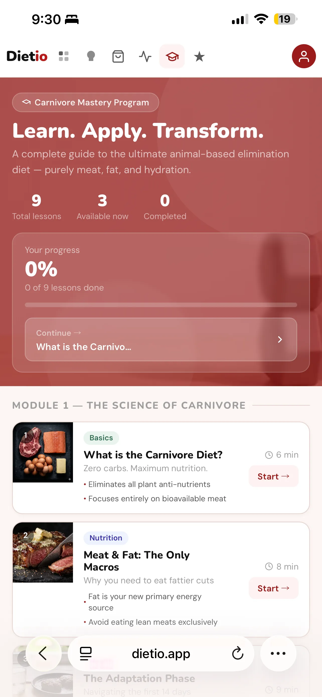 Dietio Carnivore Academy