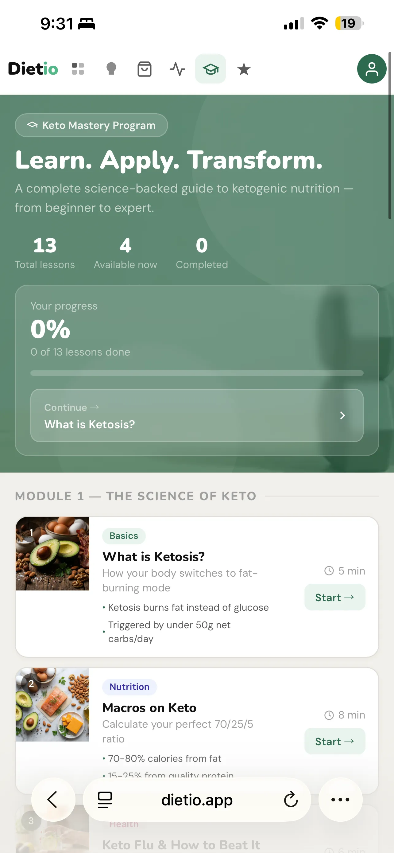 Dietio Keto Academy